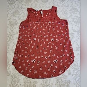 Maurice's Floral Tank Size Large